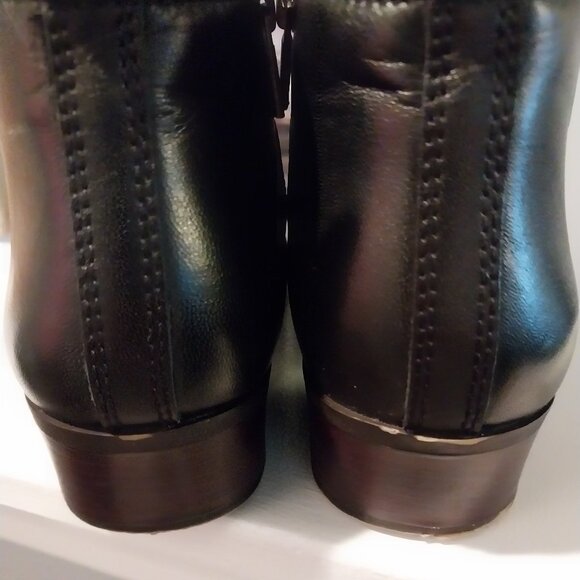 💗Lucky Brand Ankle Boots, Booties, 10, Black Leather "Basal" EXC💗 - Picture 4 of 6